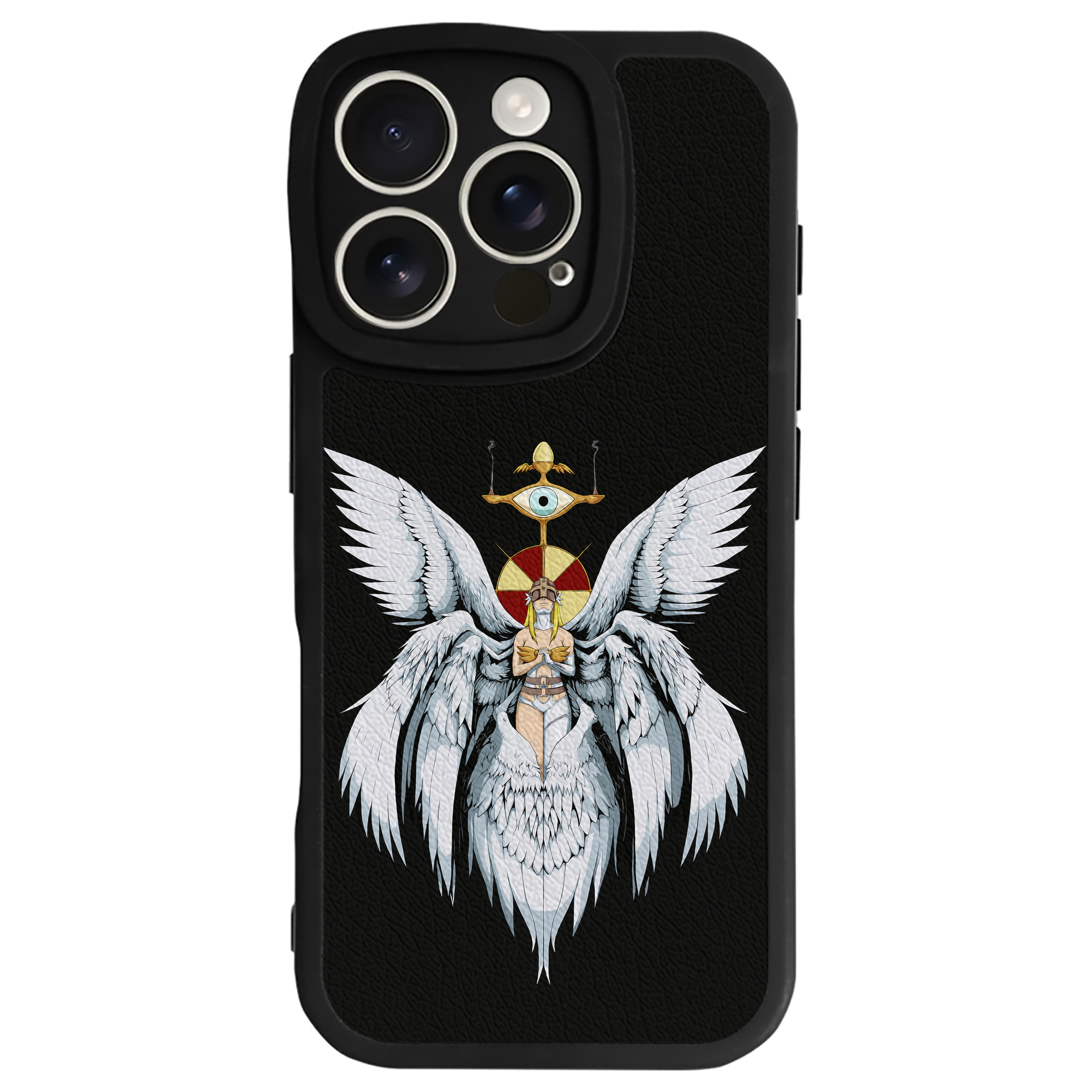 （画像用） Digimon デジタルモンスター/デジモン 【iPhone 16シリーズ対応】シリコンスマホケース（レザー調） 材質：シリコン